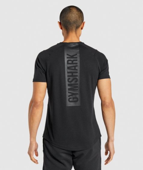 Men's Gymshark Bold T-Shirts Black | CA N53061